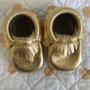 Freshly Picked Sz 1 Gold Moccasin